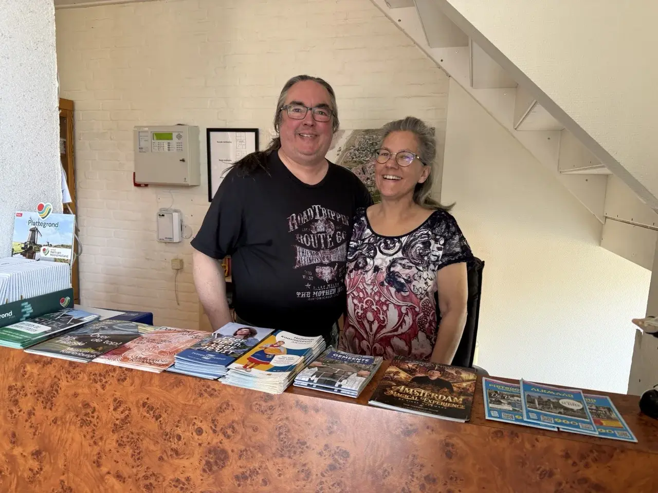 Yvonne & Frankwin, propriétaires Hotel Rasch