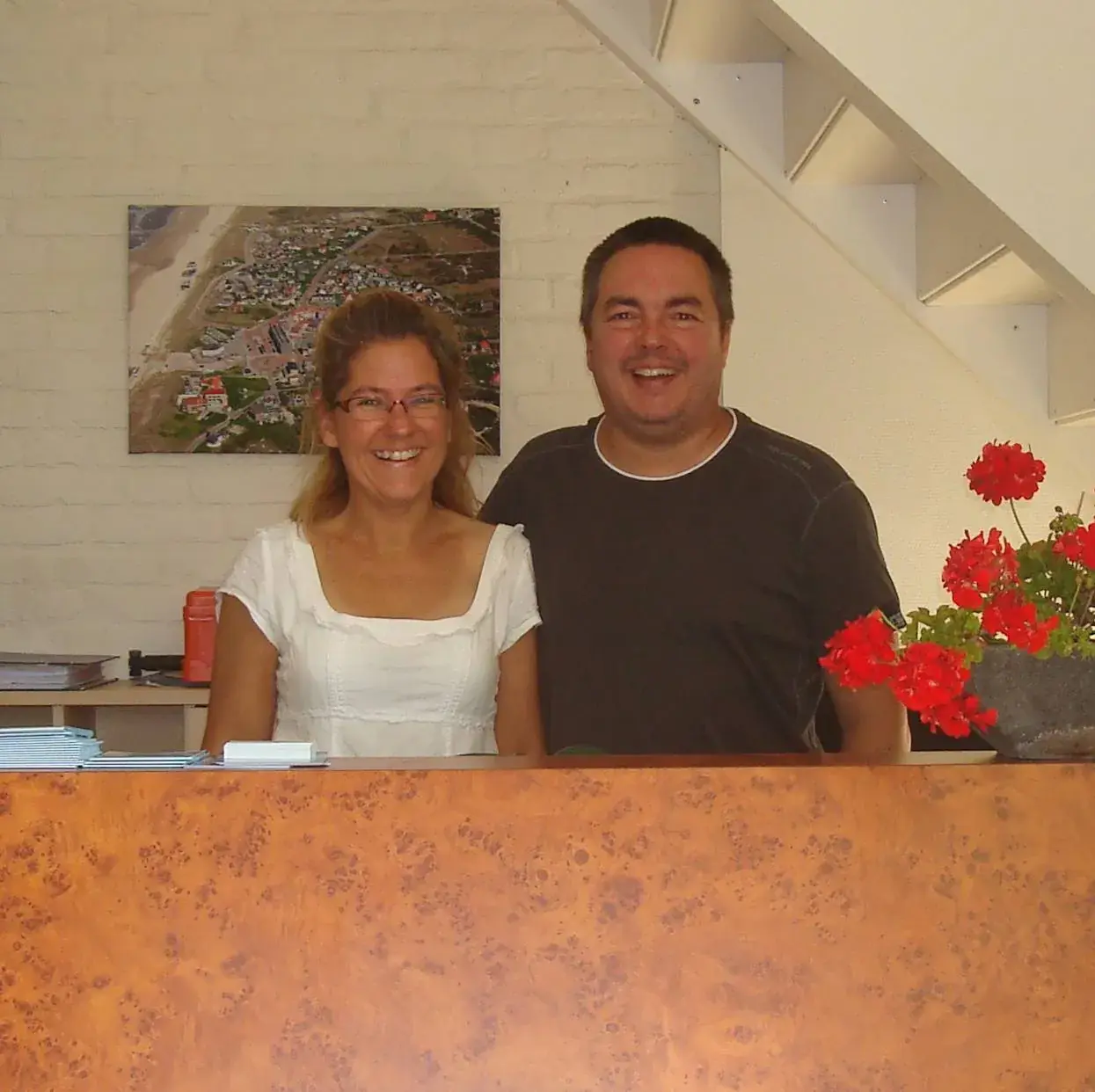 Yvonne & Frankwin, owners Hotel Rasch